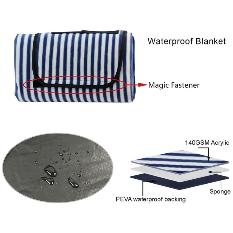 Crestone Wicker Picnic Blanket , Service for 2 Wayfair Canada